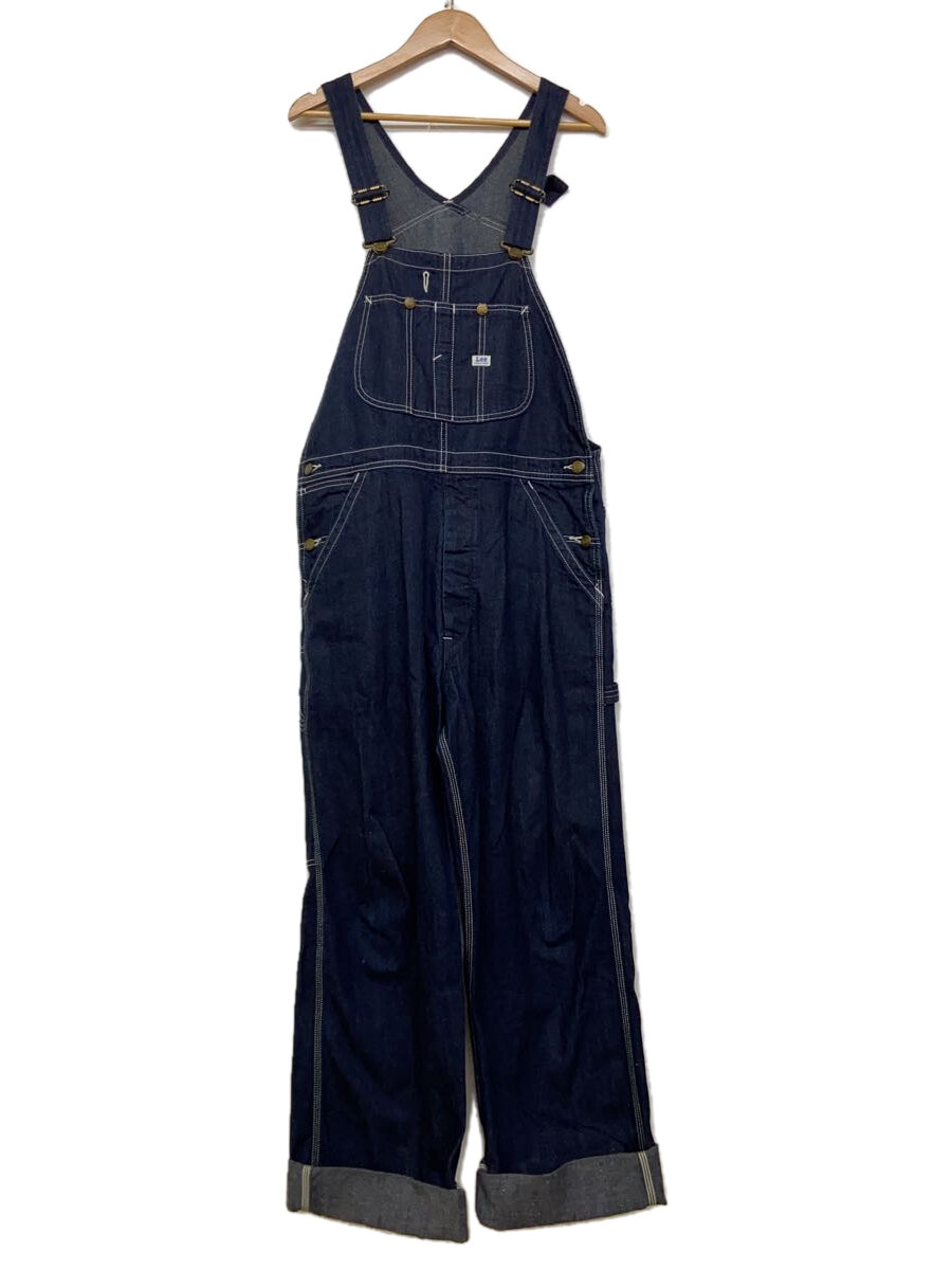 【中古】Lee◆DUNGAREES/オーバーオール/M/デニム/IDG/無地/LM7254【メンズウェア】