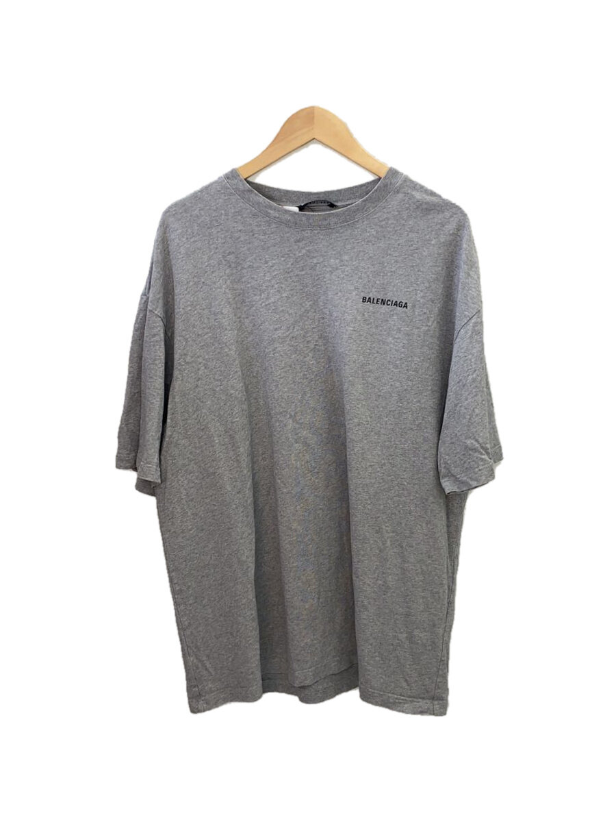 Rakuten - 【中古】BALENCIAGA◆21ss/Tシャツ/XL/コットン/GRY/612966//【メンズウェア】