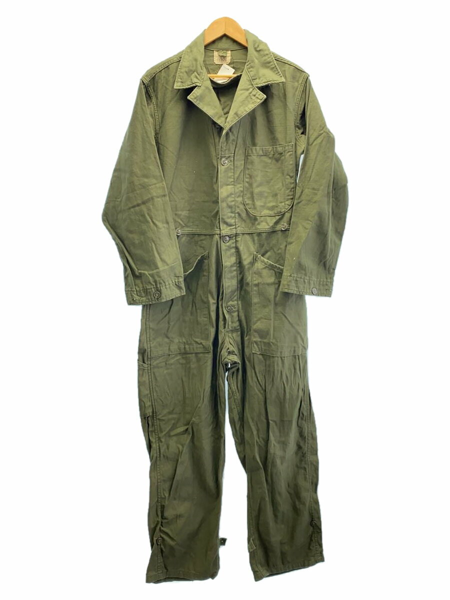 【中古】US.ARMY◆オーバーオール/M/コットン/KHK/カーキ/無地/8405-00-131-6508/ユーエスアーミー【メンズウェア】