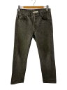 【中古】Levi’s◆80s/先染め/501/ストレートパンツ/31/コットン/GRY/ストライプ【メンズウェア】(4)