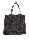 【中古】ANTEPRIMA◆ハンドバッグ/--/BLK/無地/ワイヤーバッグ【バッグ】