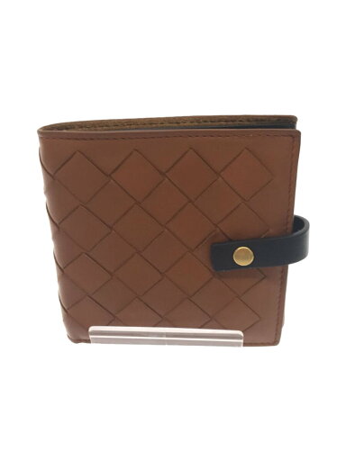 【中古】BOTTEGA VENETA◆2つ折り財布/レザー/CML/無地/レディース//【服飾雑貨他】 【中古】BOTTEGA VENETA◆2つ折り財布/レザー/CML/無地/レディース//【服飾雑貨他】