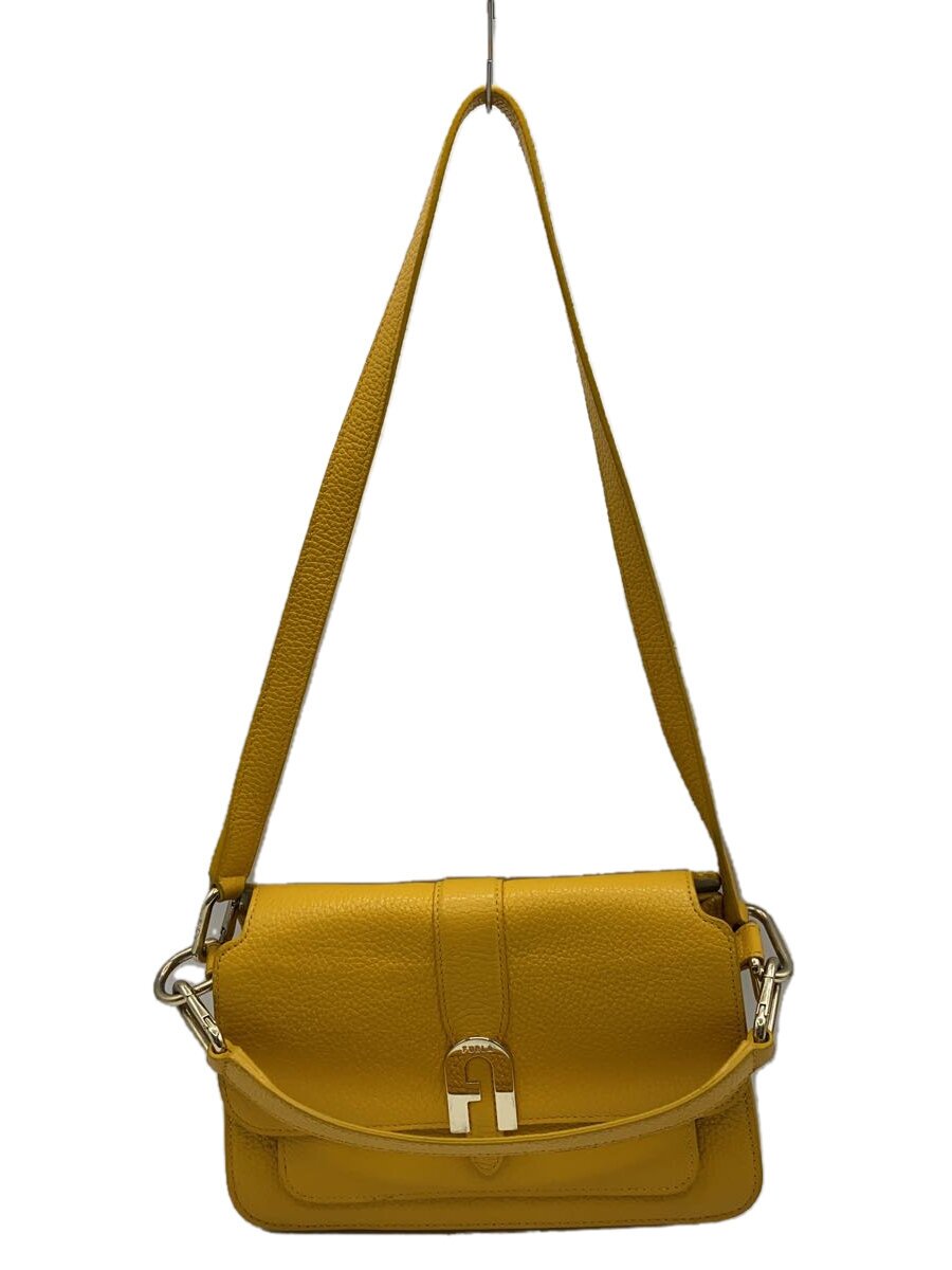 【中古】FURLA◆ハンドバッグ/レザー