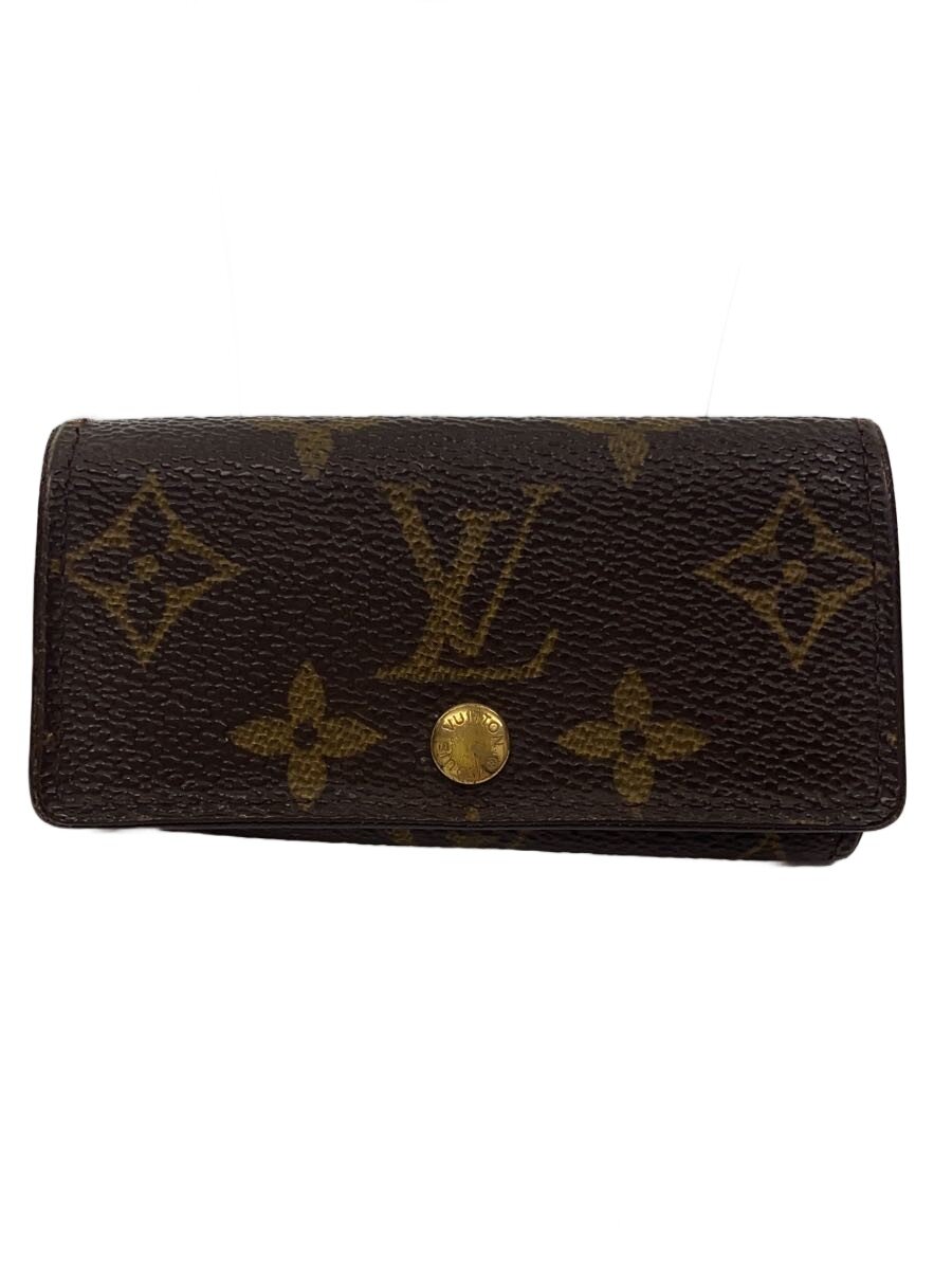 【ブランド】LOUIS VUITTON 【ブランドカナ】ルイヴィトン 【型番】M69517 【程度】C 【サイズ】 【メインカラー】ブラウン 【素材・生地】PVC（ビニール） 【キーワード】　　 2025/12/30 セカンドストリート羽曳野店【2012】【中古】LOUIS VUITTON◆ミュルティクレ4_モノグラム・キャンバス/PVC/BRW ブランド LOUIS VUITTON 型番 M69517 カラー ブラウン 柄 総柄 素材・生地 PVC（ビニール）>色・素材について サイズ >サイズ表示について 実寸（cm） 【ウォレット】 縦：6 / 横：10.5 / 厚み：1.5 【その他】 その他サイズ：/ 商品は　セカンドストリート羽曳野店の店頭にて販売しております。商品に関するお問合わせは、お電話(TEL:072-931-7766)にて、問合わせ番号：2320122846972をお伝えください。 配送方法やお支払い方法に関するお問い合わせは、サポートセンターまでご連絡をお願いします。 ※お電話の対応は営業時間内のみとなります。お問い合わせフォームでお問い合わせの際はご注文番号をご記入下さい この商品に関する出品店舗からのコメント 反り、金具擦れ有/多少の使用感はございますがまだまだ使用可能です。尚、店頭にも出させていただいておりますのでストア掲載時と状態が異なる場合がございます。気になる点やご不明点がございましたら、お気軽にお問い合わせくださいませ。