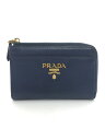 【中古】PRADA◆コインケース/--/NVY/レディース【服飾雑貨他】