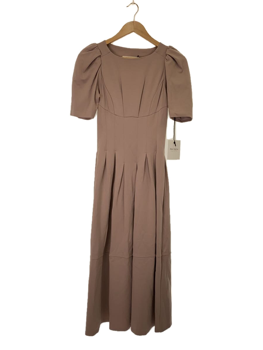 【中古】Her lip to◆Marylebone Short-Sleeve Dress/ワンピース/misty rose/123230509【レディースウェア】
