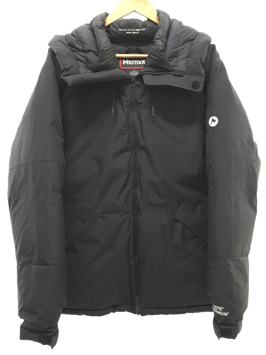 【中古】Marmot◆SP ダウンJKT/L/ナイロン/BLK/無地/MOD-F2371【メンズウェア】