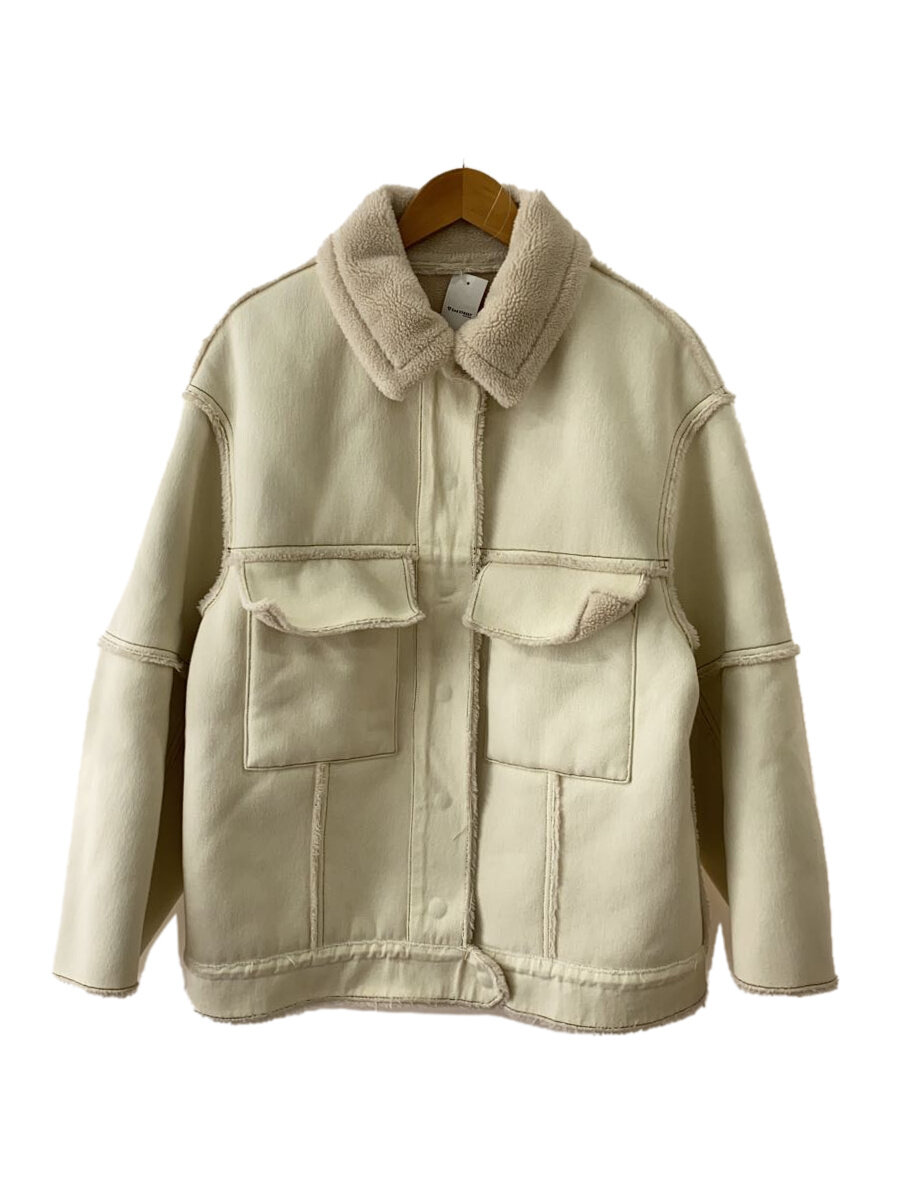 【中古】AMERI◆ジャケット/--/コットン/WHT/02320630950【レディースウェア】