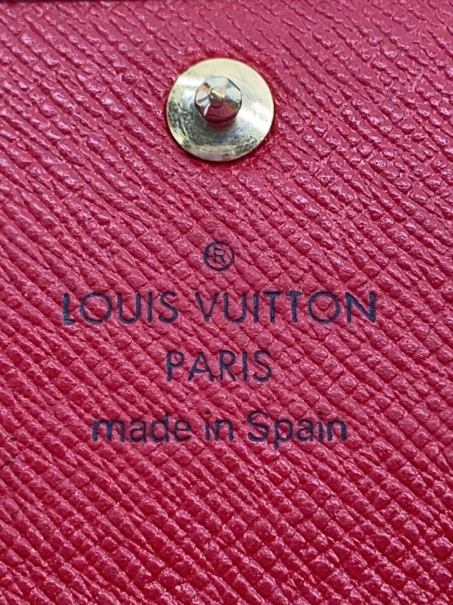 【中古】LOUIS VUITTON◆ポシェット・ポルト・モネ・クレディ_エピ/レザー/RED/レディース【服飾雑貨他】 3