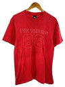 【中古】STUSSY◆トップス/L/コットン/RED【メンズウェア】