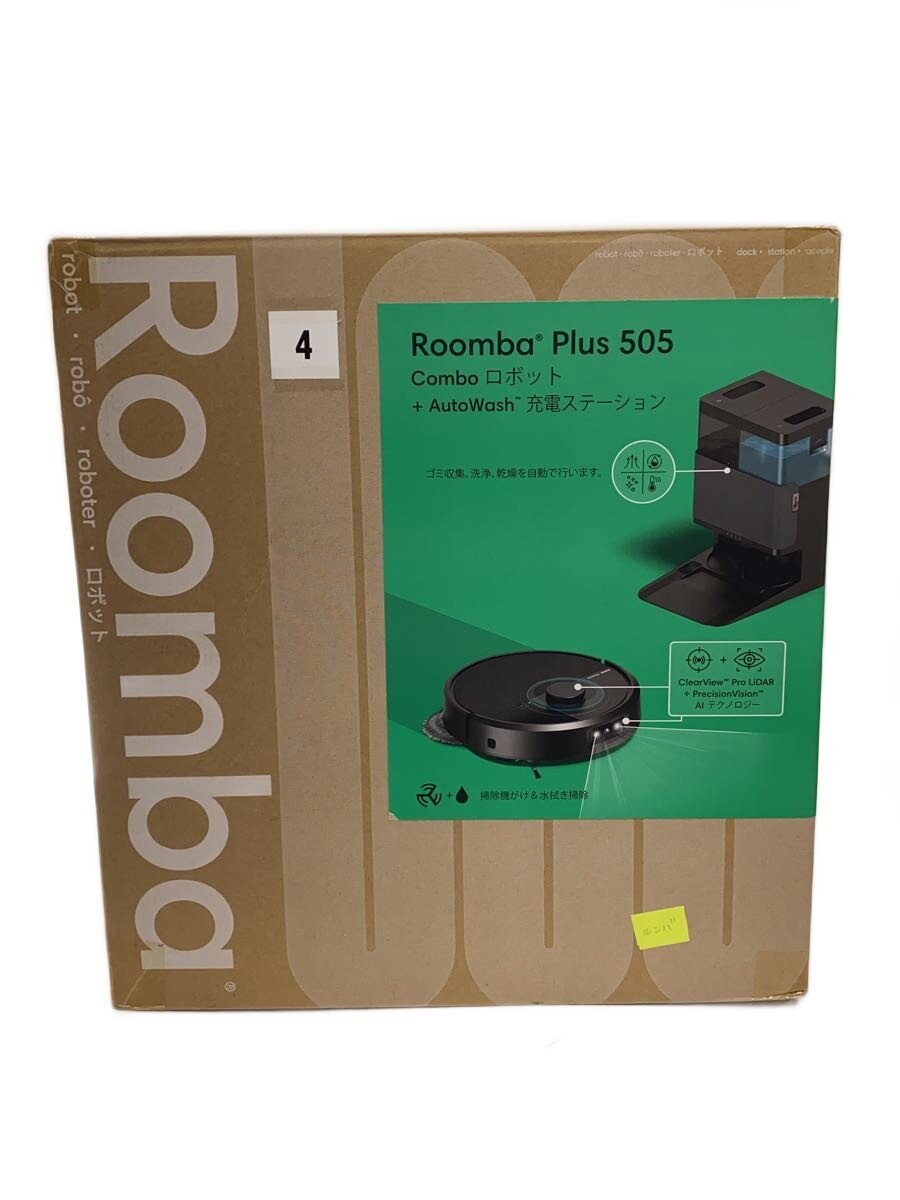 【中古】iRobot◆掃除機 ルンバ Plus 505 Combo +AutoWash 充電ステーション N185060【家電・ビジュアル..