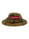 【中古】Supreme◆24SS/Washed Canvas Boonie/バケットハット/S/キャンバス/カーキ/カモフラ/メンズ【服飾雑貨他】