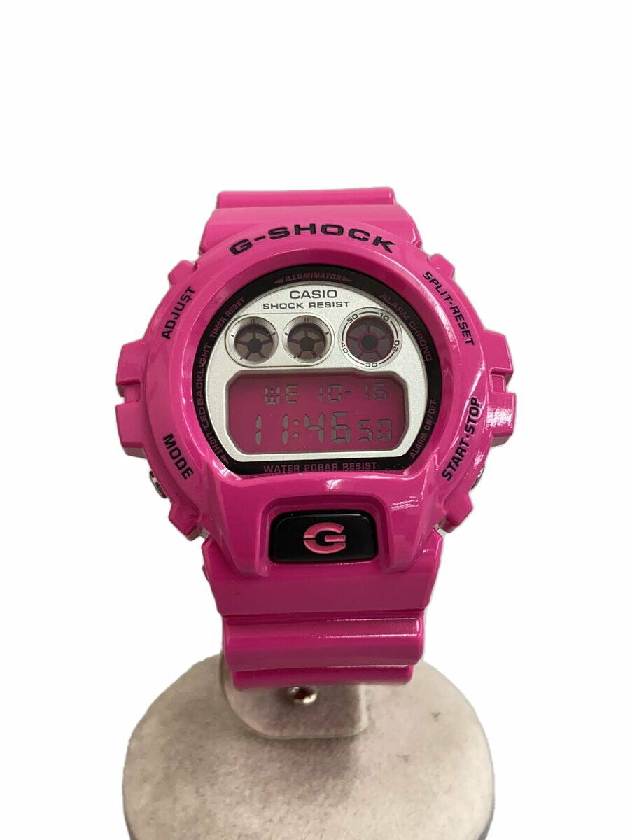 【中古】CASIO◆クォーツ腕時計_G-SHOCK/デジタル/PNK【服飾雑貨他】