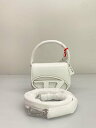 【中古】DIESEL◆ショルダーバッグ/レザー/WHT/X08709【バッグ】