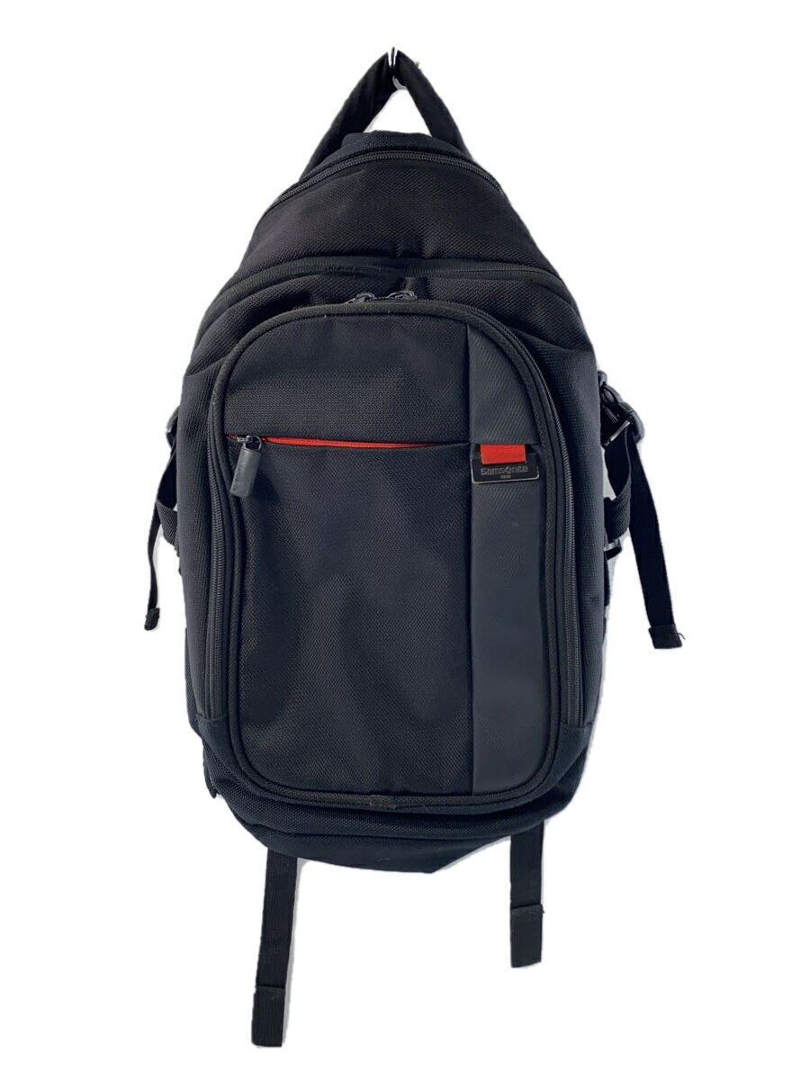 【中古】SAMSONITE◆リュック/--/BLK【