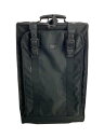 【中古】LUGGAGE LABEL◆トラベルキャリー/ナイロン/BLK【バッグ】