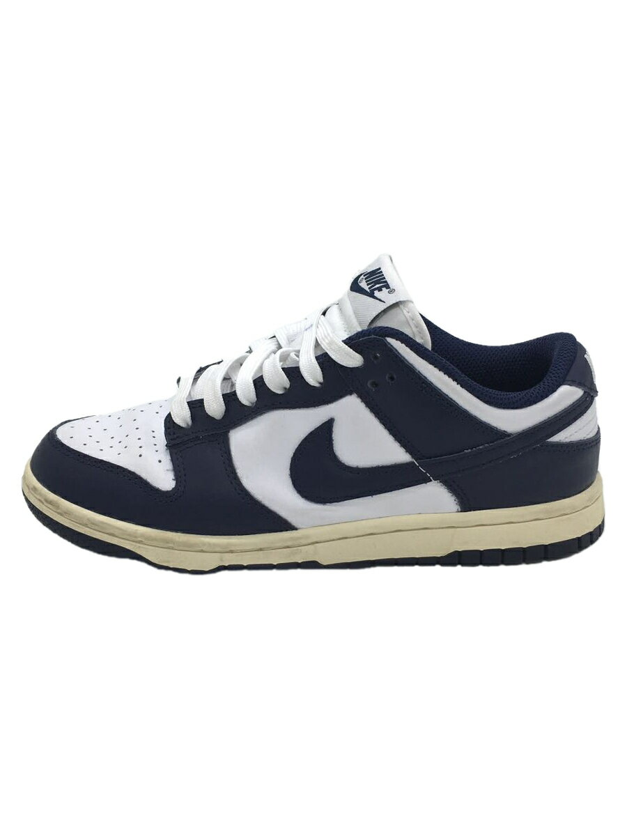 【中古】NIKE◆DUNK LOW_ダンク ロー/23cm/NVY【シューズ】