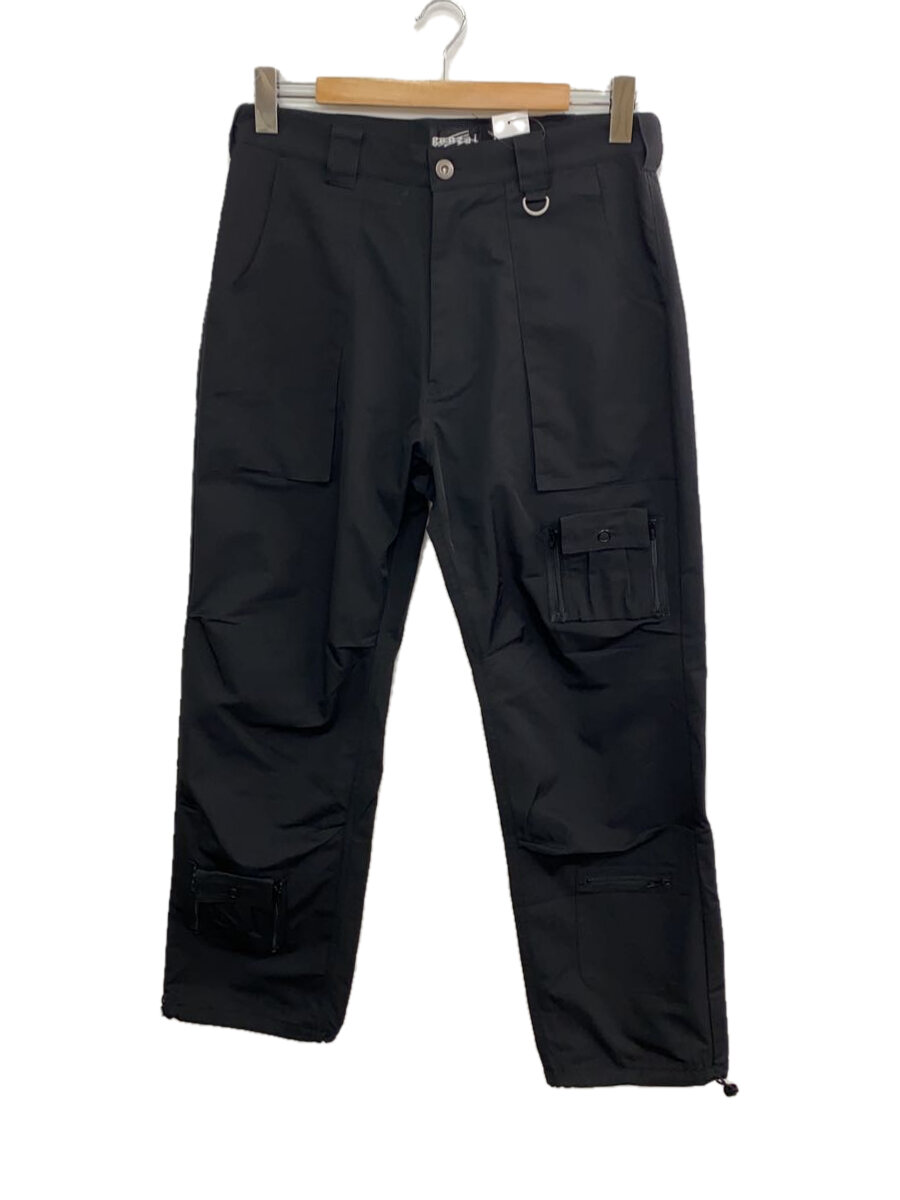 【中古】genzai◆Tactical Pocket Pants/カーゴパンツ/M/ポリエステル/BLK/無地/GZ1159【メンズウェア】