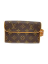 【中古】LOUIS VUITTON◆ポシェット・フロランティーヌ_モノグラム・キャンバス_BRW/PVC/BRW【バッグ】