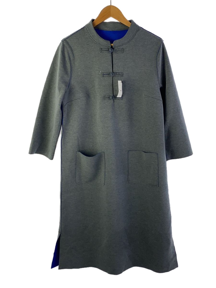 【中古】DAMA collection◆長袖ワンピース/LL/ポリエステル/GRY/11432-11313【レディースウェア】