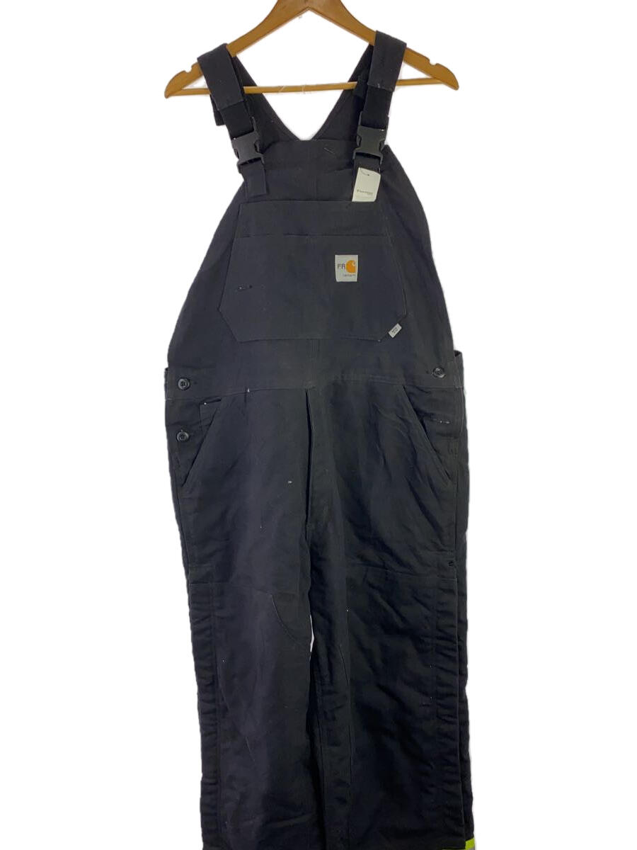 【中古】Carhartt◆オーバーオール/36×30/コットン/BLK/101628 001【メンズウェア】
