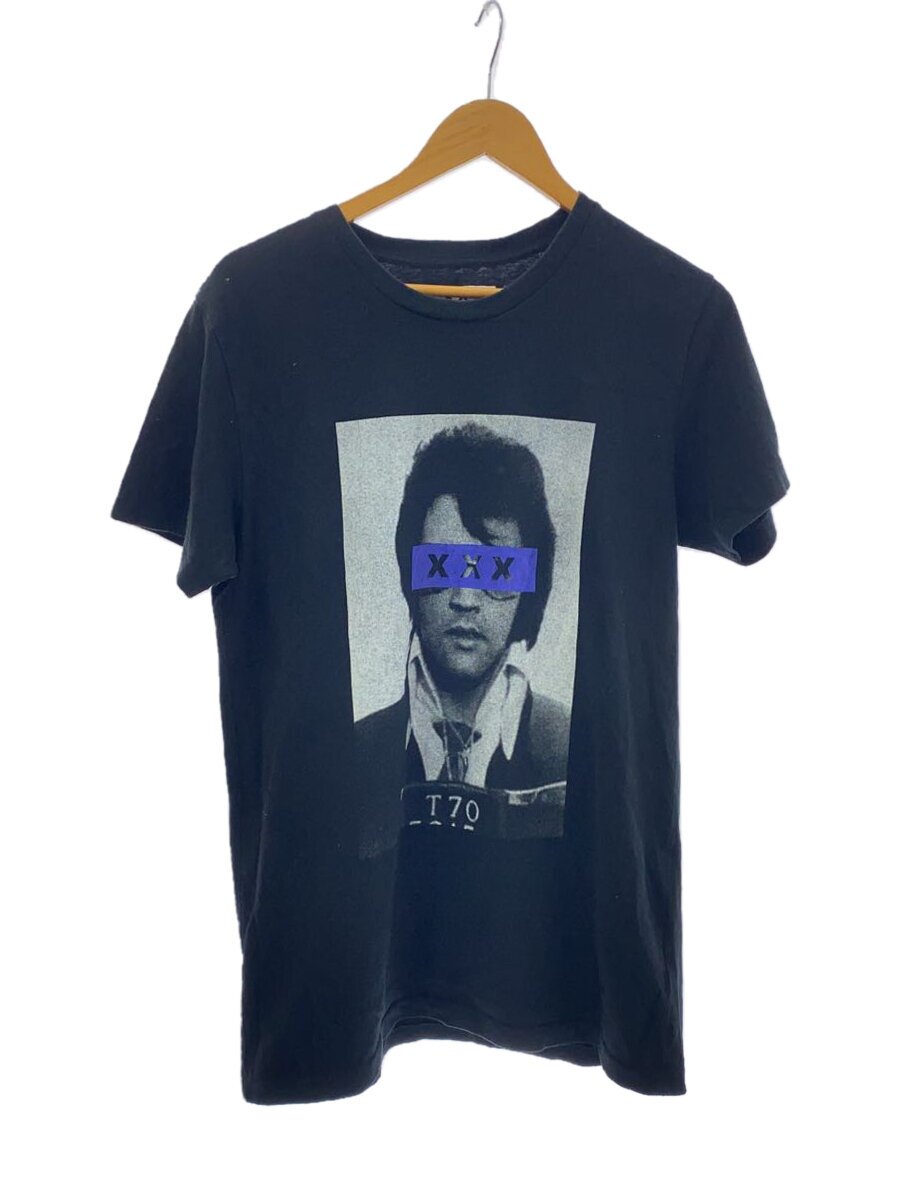 【中古】GOD SELECTION XXX◆Tシャツ/M/コットン/BLK/無地【メンズウェア】