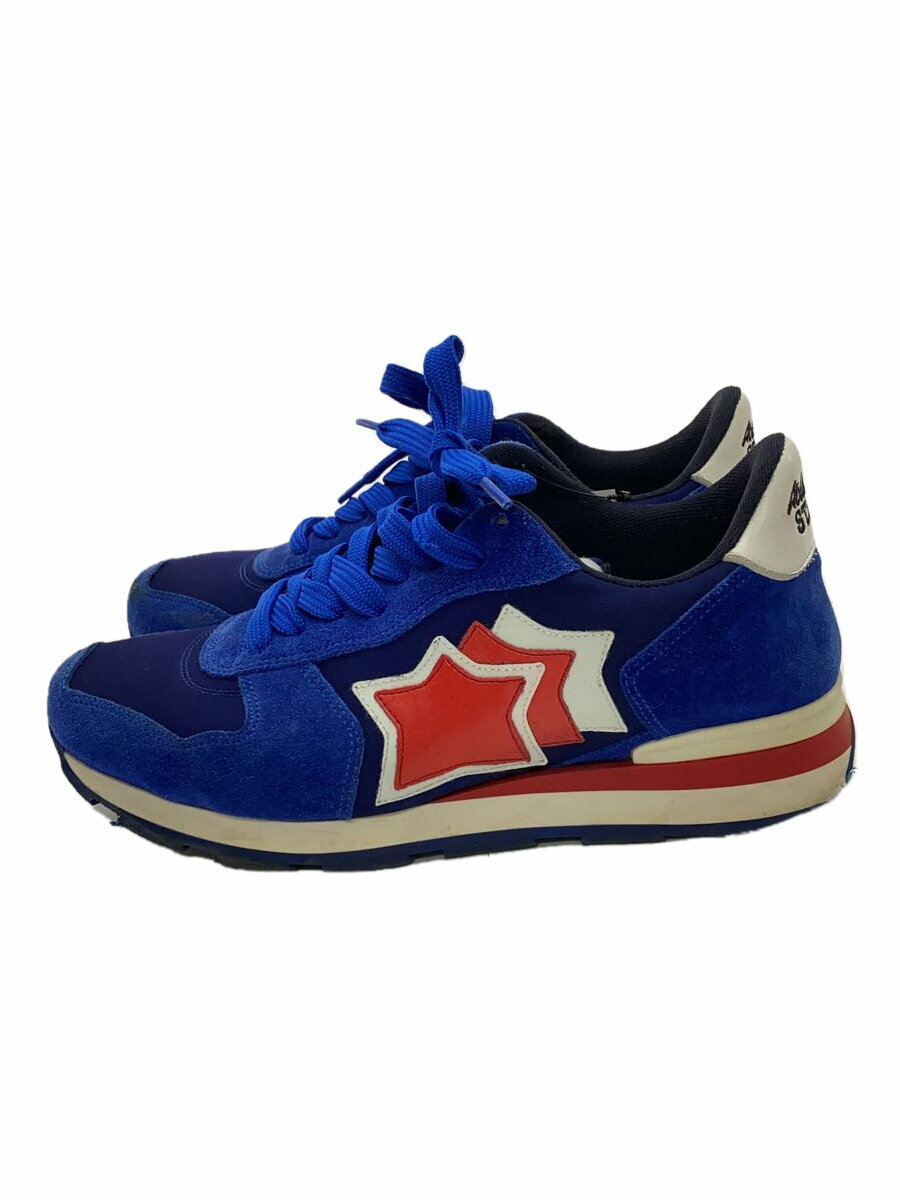 【中古】Atlantic STARS◆ローカットスニーカー/40/BLU【シューズ】