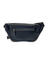 【中古】BALLY◆ウエストバッグ/レザー/BLK【バッグ】