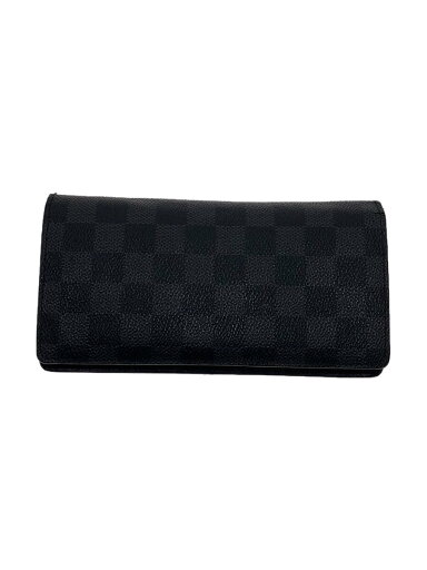 【中古】LOUIS VUITTON◆ポルト・フォイユ・ブラザ_ダミエ・グラフィット_BLK/PVC/BLK/メンズ//【服飾雑貨他】 【中古】LOUIS VUITTON◆ポルト・フォイユ・ブラザ_ダミエ・グラフィット_BLK/PVC/BLK/メンズ//【服飾雑貨他】