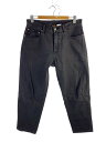 【中古】UNDEFEATED◆ボトム/34/デニム/BLK/JP20004【メンズウェア】