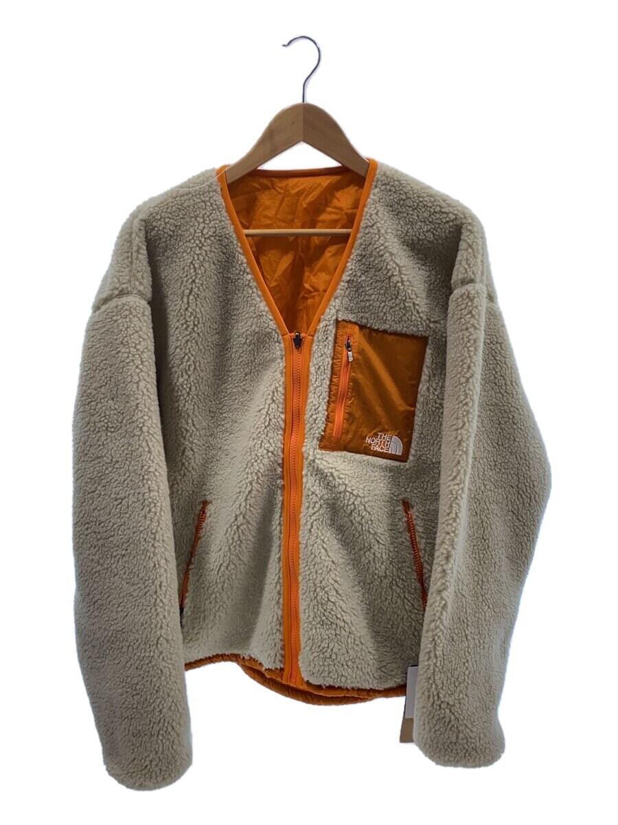 【中古】THE NORTH FACE◆REVERSIBLE EXTREME PILE CARDIGAN_リバーシブルエクストリームパイルカーデ/L/ホ【メンズウェア】