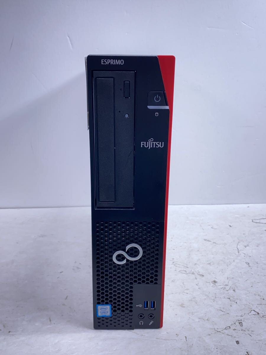 【中古】FUJITSU◆デスクトップPC/Corei3第8/4GB/HDD500GB/2017/FMVD3901JP【パソコン】