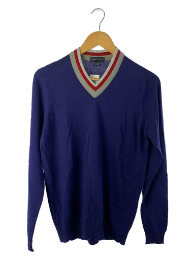 【中古】JOHN SMEDLEY◆Vネックニット・セーター(薄手)/S/ウール/PUP/無地【メンズウェア】 【中古】JOHN SMEDLEY◆Vネックニット・セーター(薄手)/S/ウール/PUP/無地【メンズウェア】