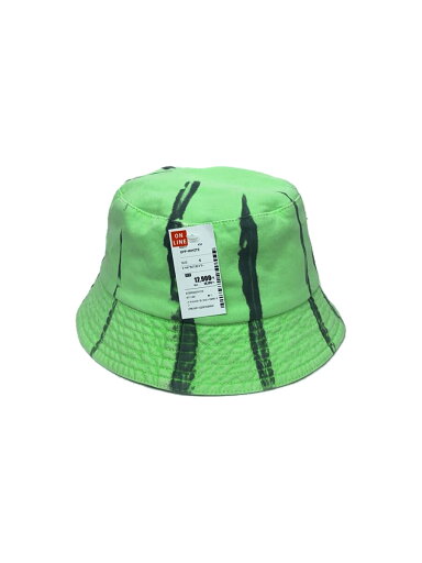 【中古】OFF-WHITE◆バケットハット/S/コットン/GRN/メンズ/OMLA011G20FAB004//【服飾雑貨他】 【中古】OFF-WHITE◆バケットハット/S/コットン/GRN/メンズ/OMLA011G20FAB004//【服飾雑貨他】