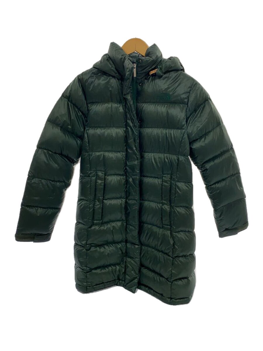 THE NORTH FACE◆PERTEX METRO DOWN COAT/M/ポリエステル/GRN/無地