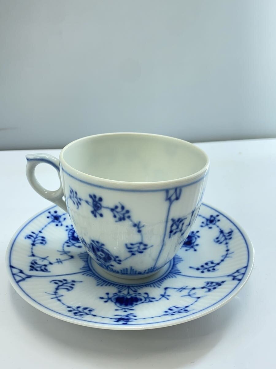【中古】ROYAL COPENHAGEN◆カップ&ソーサー/6点セット/WHT【キッチン用品】 2