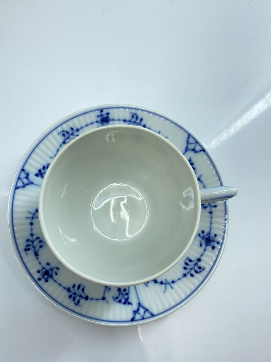 【中古】ROYAL COPENHAGEN◆カップ&ソーサー/6点セット/WHT【キッチン用品】 3