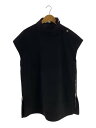 【中古】THE RERACS◆トップス/36/ポリエステル/BLK/無地【レディースウェア】