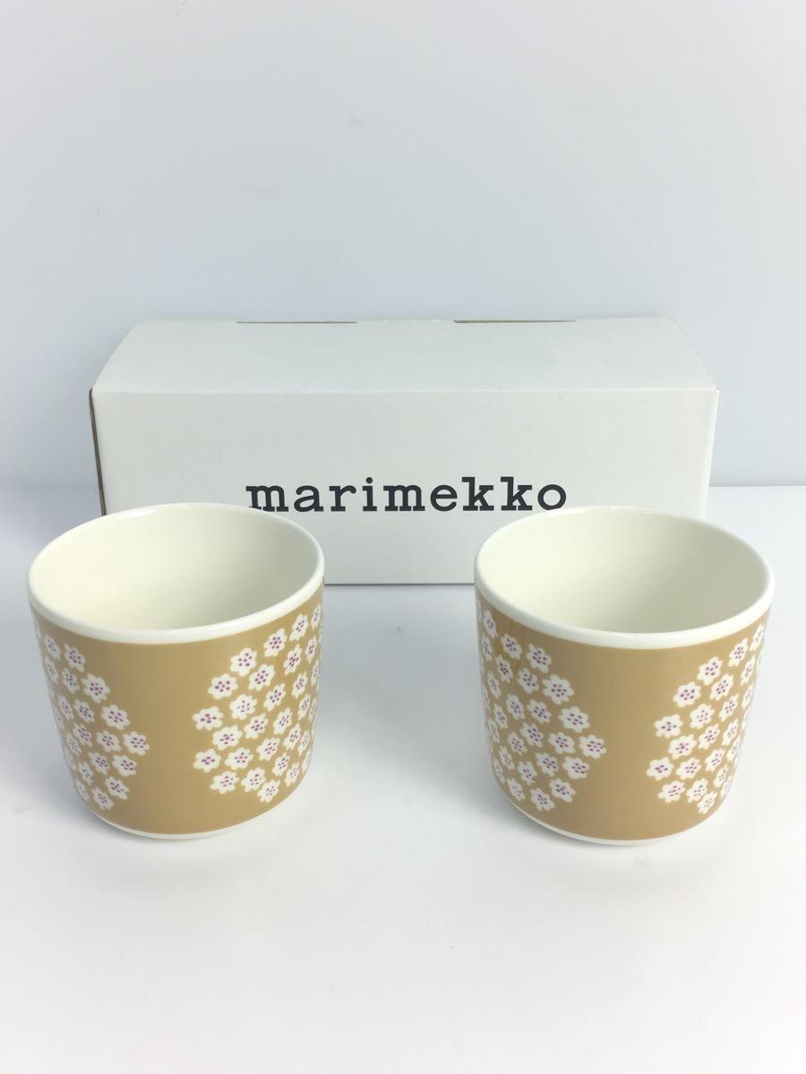 【中古】marimekko◆グラス/2点セット/プケッティ/ラテマグ【キッチン用品】