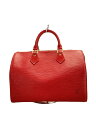 【中古】LOUIS VUITTON◆スピーディ30_エピ_RED/レザー/RED【バッグ】(4)