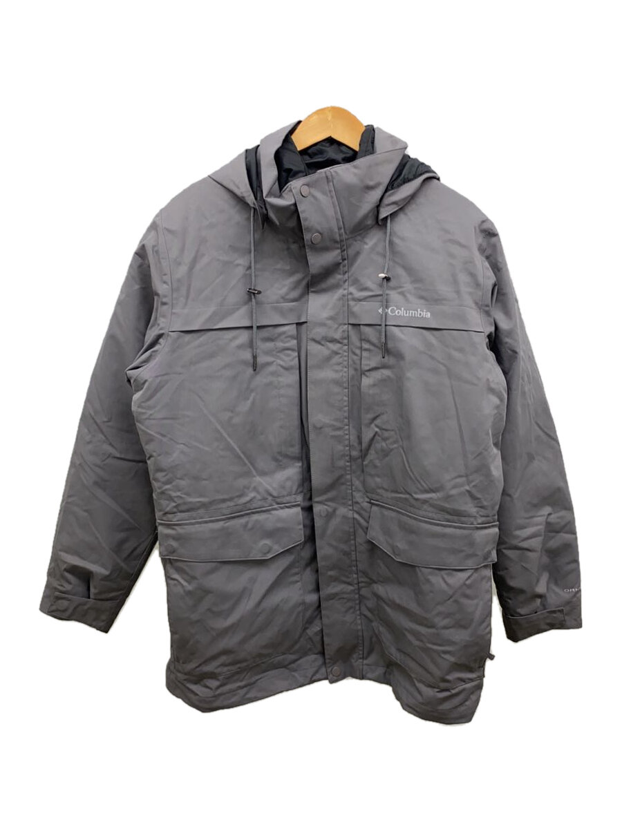 【中古】Columbia◆ジャケット/XL/ポリエステル/GRY/WE9773【メンズウェア】