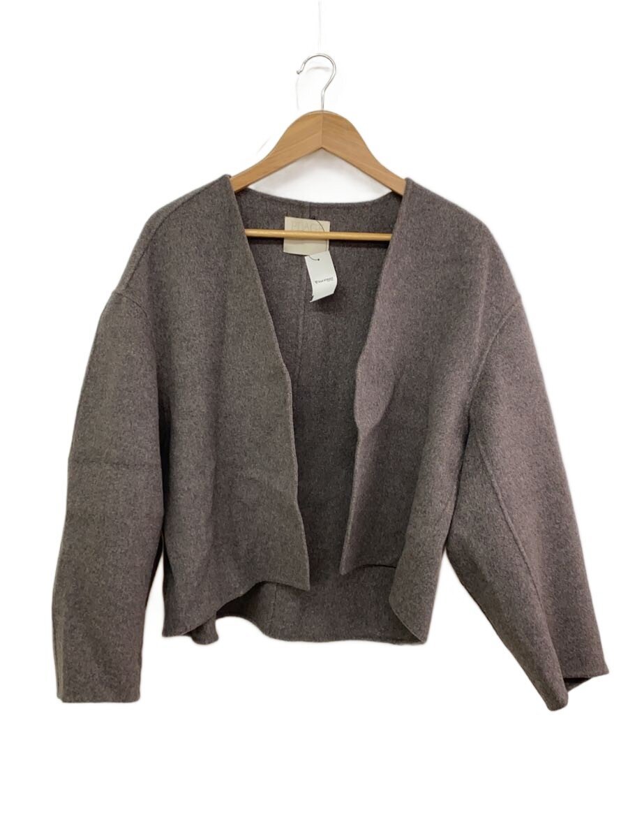 Plage◆HAMILTON MINIMAL BORELO/コート/36/ウール/BRW/24-020-922-7040-3-0