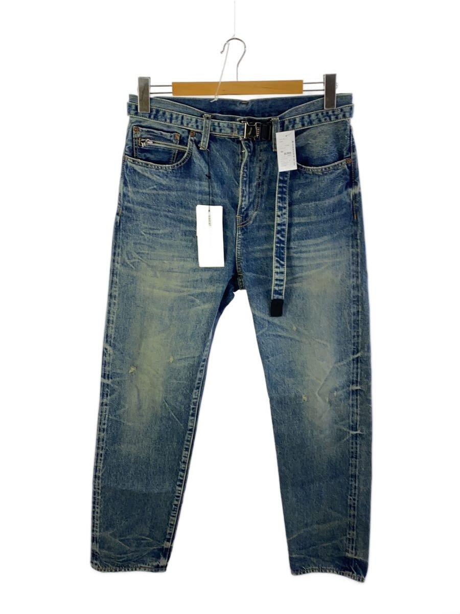 【中古】sacai◆BEYONDEXX Denim Pants/2/コットン/IDG/24-03522M【メンズウェア】