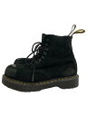 【中古】Dr.Martens◆1460 Pascal ST/8ホールブーツ/UK6/BLK/スウェード/レザー/31832001【シューズ】