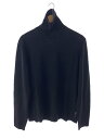 【中古】EMPORIO ARMANI◆ニット・セーター(薄手)/--/--/BLK/無地/G32022-11【メンズウェア】(4)
