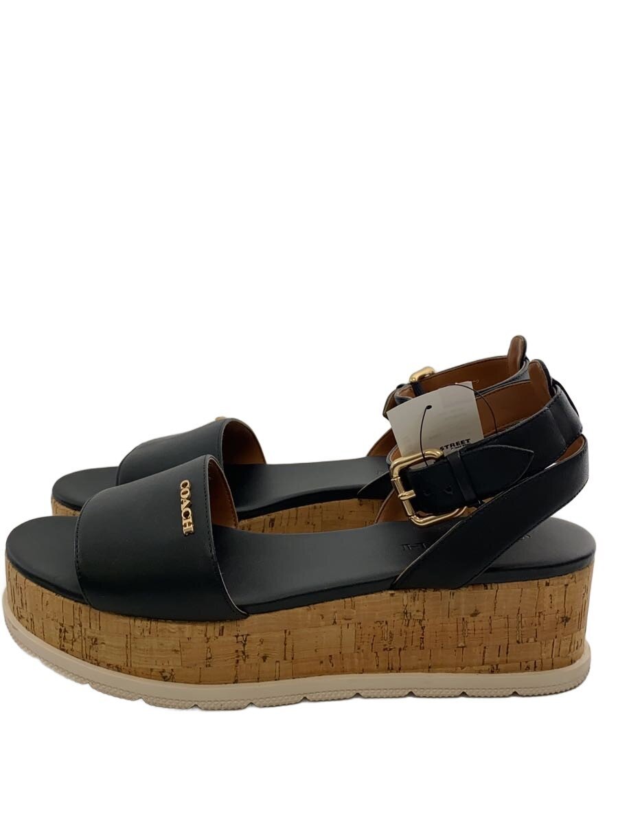 Rakuten - 【中古】COACH◆サンダル/US8/BLK/C3063【シューズ】