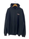 【中古】BALENCIAGA◆パーカー/XL/コットン/BLK/03546【メンズウェア】(4)