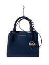 【中古】MICHAEL KORS◆ハンドバッグ/レザー/NVY/DI-1912【バッグ】(4)