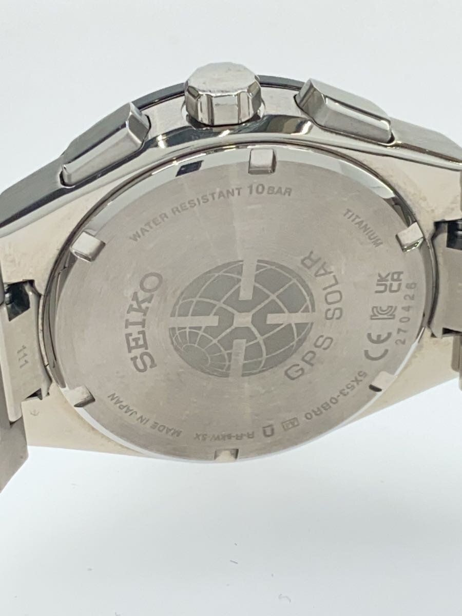 【中古】SEIKO◆ASTRON/5Xシリーズ/デュアルタイム/5x53-0BR0/R-R-skW-5X/SBXC019//【服飾雑貨他】 3