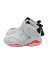 【中古】NIKE◆キッズ靴/14cm/スニーカー/WHT/CT4417-101/JORDAN 6 RETRO LITTLE FLEX【キッズ】